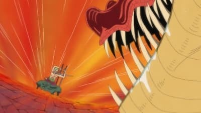 Un combat chaud chaud chaud ! Luffy contre le dragon géant streaming vf