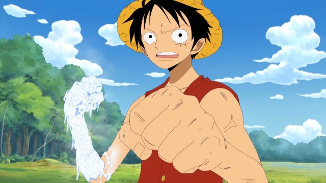 Duel entre Elastique et Glace. Luffy contre Aokiji ! streaming vf